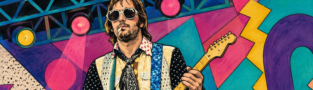 Eric Clapton in den Achtzigern